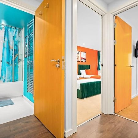 Spacious 2 Bed Apt B'Ham Cc With Parking Sleeps 7 Бирмингем Экстерьер фото