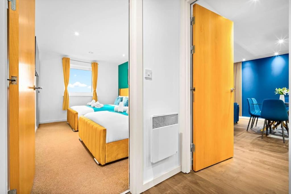 Spacious 2 Bed Apt B'Ham Cc With Parking Sleeps 7 Бирмингем Экстерьер фото