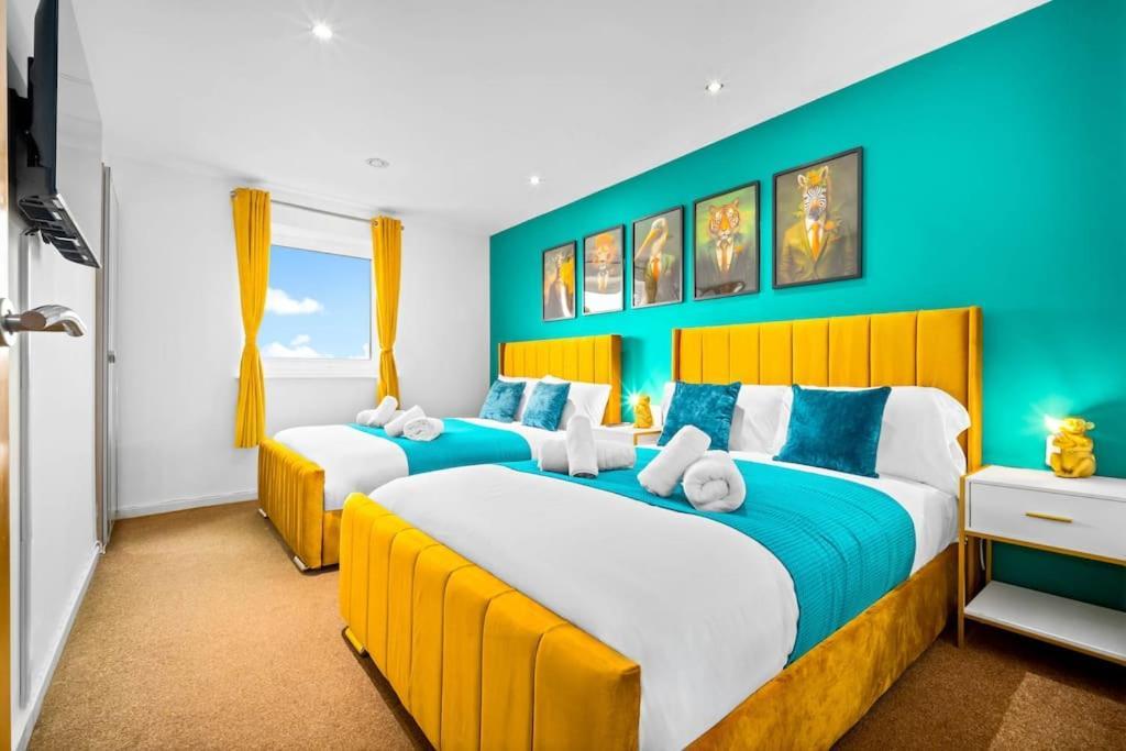 Spacious 2 Bed Apt B'Ham Cc With Parking Sleeps 7 Бирмингем Экстерьер фото
